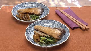 【3分クッキング公式】ぶりの煮つけ／ひじきの炒り煮
