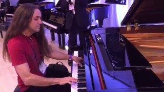 NAMM 2016 Robbie Gennet Boogie Woogie at Yamaha pianos