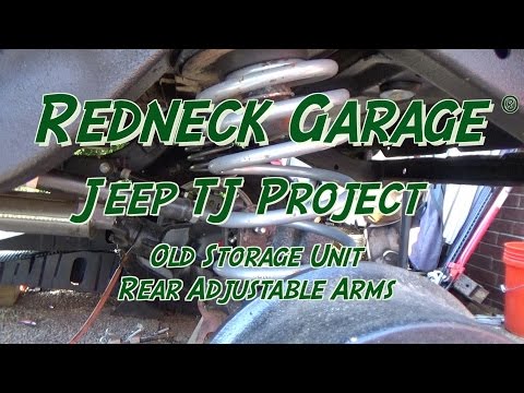 Wrangler TJ Project- Rough Country Control Arms 1147- Adjust and Storage Spaces