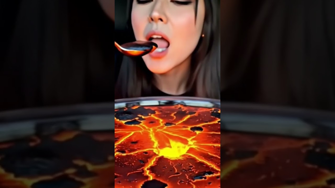 Asmr eating lava