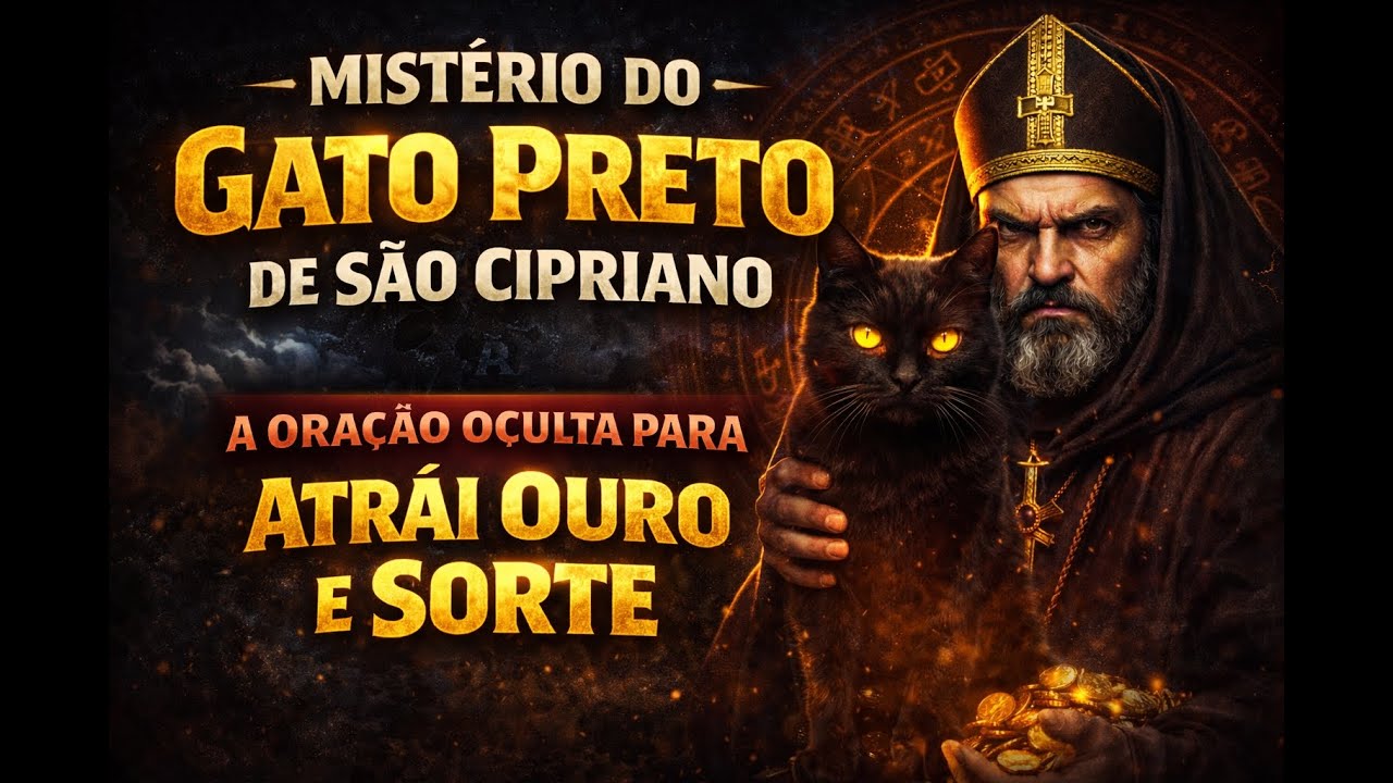 ORAÇÃO GATO PRETO SÃO CIPRIANO PARA FICAR RICO
