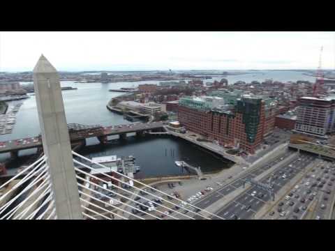 DJI Phantom 4 over Boston