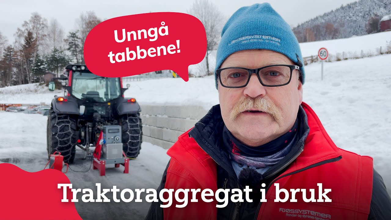 Demonstrasjon av traktoraggregat