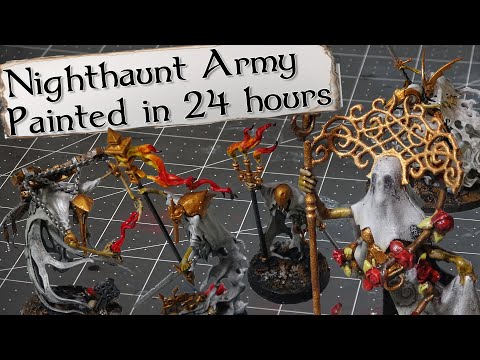 Painting An Entire Age Of Sigmar Army in 24 Hours Challenge