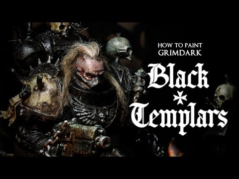 Witness Me! SHINY and CHROM-atic Black Armor for BLACK TEMPLARS | Grimdark-Blanchitsu style