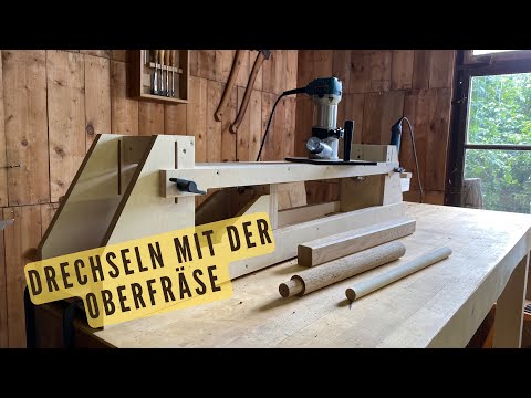 Jig for using a router for woodturning - FREE PLANS!