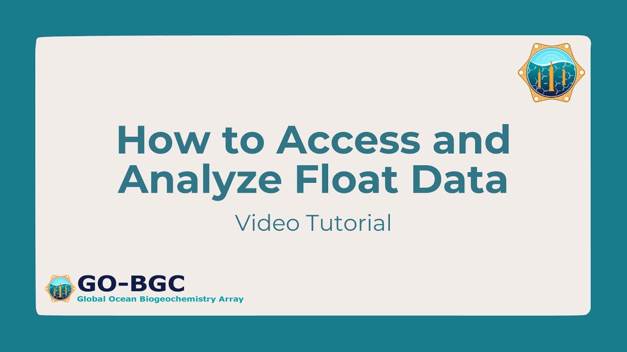 Adopt-a-float Data Tutorial
