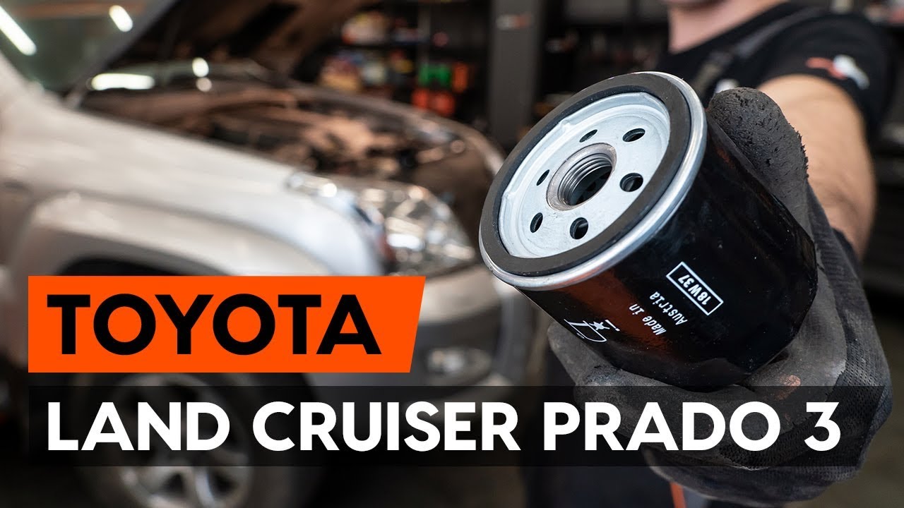 Hoe motorolie en filter vervangen bij een Toyota Prado J120 – Leidraad voor bij het vervangen