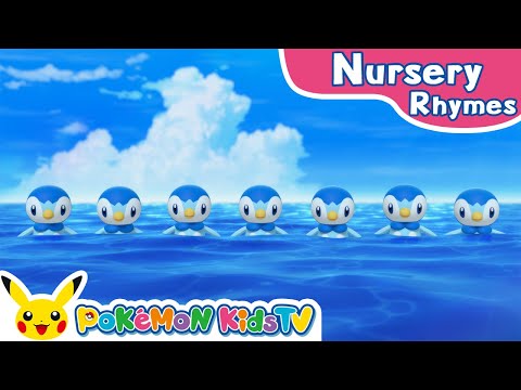 7 Steps with Piplup and Friends | Nursery Rhyme | Kids Song | Pokémon Kids TV​