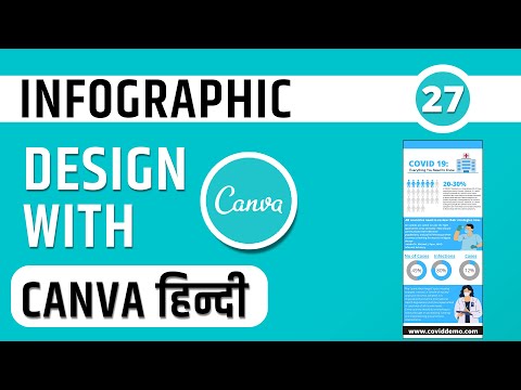 How to Design Infographics in Canva | Canva Infographic Tutorial in Hindi for Beginners CanvaCourse