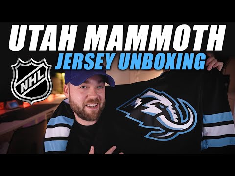 Unboxing My First NHL Utah Mammoth Jersey!