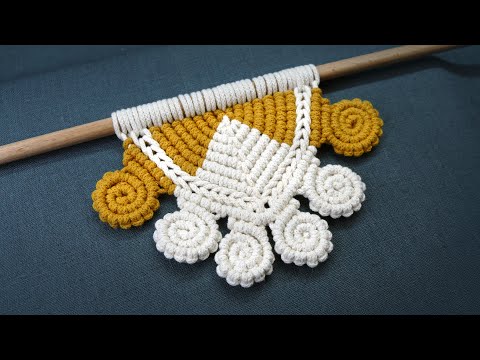 DIY Macrame Star Ornament Tutorial Handmade Christmas Tree Decoration