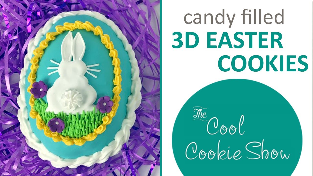 Candy Filled 3D Easter Cookie