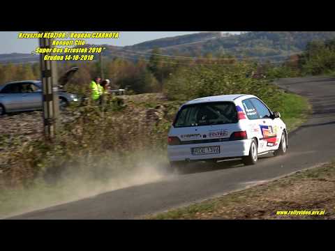 Krzysztof KĘDZIOR / Bogdan CZARNOTA - Renault Clio - „ Super Oes Brzostek 2018 ” Grudna 14-10-2018
