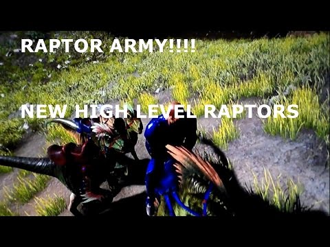 Ark Survival Evolved Episode 25 RAPTOR ARMY!!(very funny)