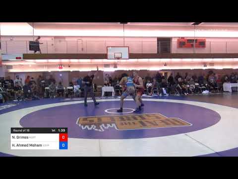 77 Kg Prelims Nate Grimes Northern Michigan USOEC Vs Hassan Hassan Ahmed Mohamed Egypt