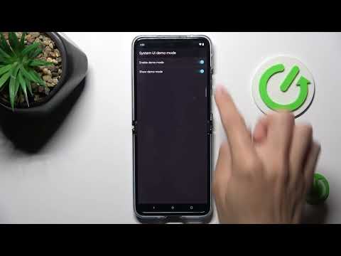 How to Turn On & Turn Off the Demo Mode on a MOTOROLA Razr 40 Ultra - System UI Demo Mode