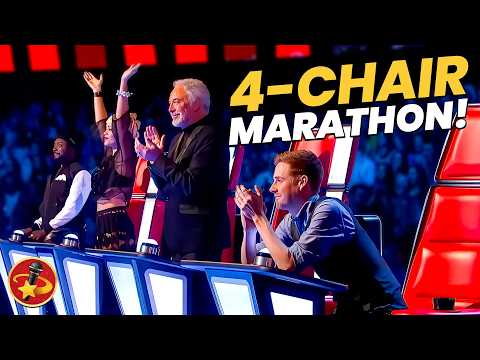EVERY 4-Chair Turn in The Voice UK History! (2012–2024)