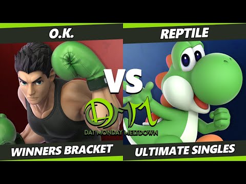 DAT Monday Meltdown 219 - O.K. (Little Mac) Vs. RepTile (Yoshi) SSBU Ultimate Tournament