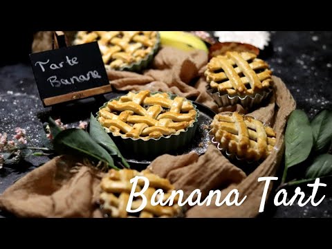 Mauritian Banana Tart | Tarte Banane | Banana Pie