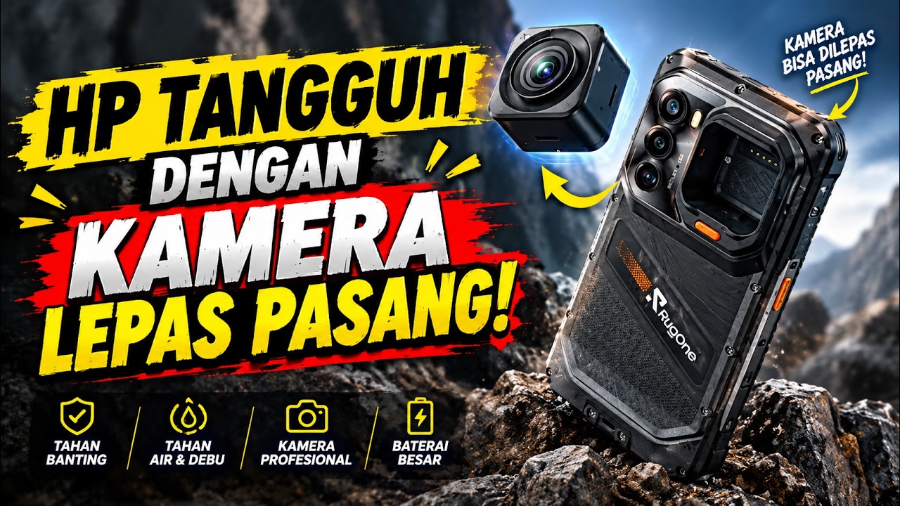 Hp Kamera Copot Pasang, POCO X8 Resmi Rilis & Laptop Solar Panel Pertama di Dunia⁉️ #WIG 247