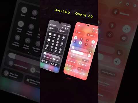 samsung one UI 6.1 vs one UI 7.1 #android #samsung #ui #oneui6 #oneui7