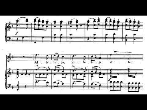 Exsultate jubilate (W.A. Mozart) Score Animation