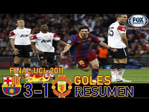 Barcelona vs Manchester United 3-1 Extended Highlights - Final UCL 2011