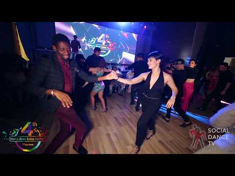 Tamba Salsache Hissirou & Alicia - Salsa social dancing | 4th World Stars Salsa Festival