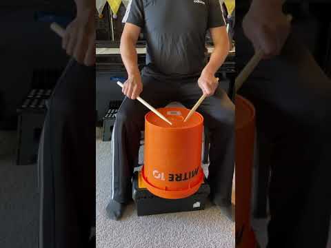 Drumming first time, without drums, self learning to play drum