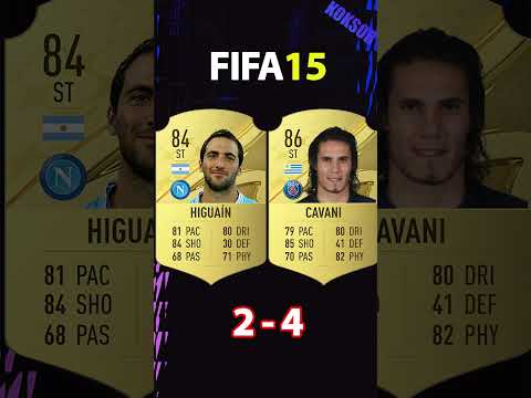 HIGUAIN VS CAVANI FIFA COMPARISON 