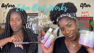 EDEN BODYWORKS LAVENDAR ALOE REVIEW | DECEMBER CURLBOX| RUTH NANDA