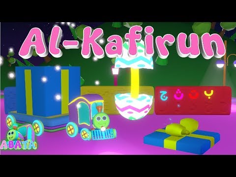 Murottal Juz Amma Al Kafirun Animation 3D Learning Letters Arabic Alphabet | Abata