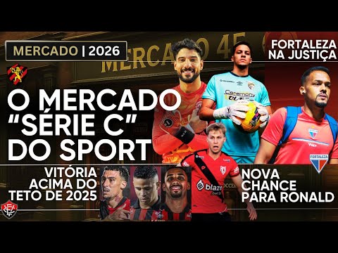 O MERCADO "SÉRIE C" DO SPORT | VITÓRIA INVESTE R$ 18 MILHÕES | FORTALEZA COM RISCO DE PERDER JOGADOR