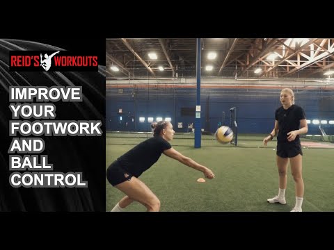 5 Volleyball Drills with 2 Players and No Net! Foot Work and Ball Control