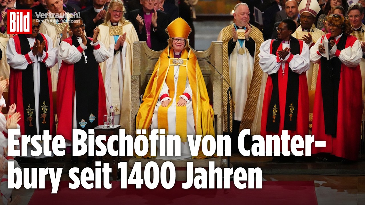 ERSTE FRAU IN CANTERBURY: Kirche schreibt Geschichte – Streit und Aufbruch zugleich