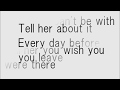 Billy Joel Tell Her About It lyrics