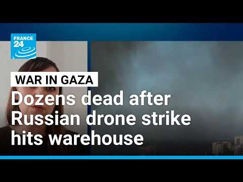 Dozens dead after Russian drone strike hits warehouse