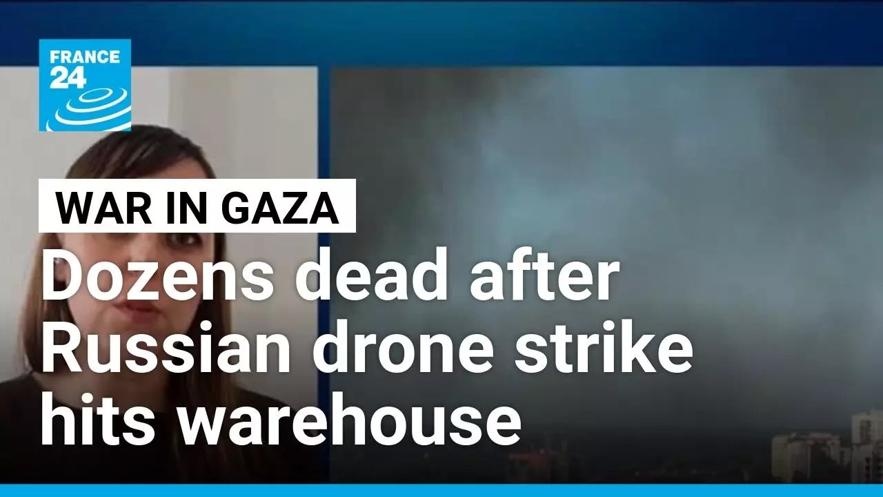 Dozens dead after Russian drone strike hits warehouse • FRANCE 24 English