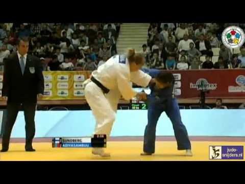 Judo 2013 Grand Slam Baku: Sundberg (FIN) -  Adiyasambuu (MGL) [-52kg] final