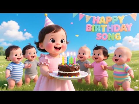 Happy Birthday Song | Cute Baby Dance Party! 🎉 | Fun Birthday Song for Kids | Chikabu