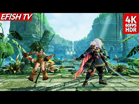 Cham Cham vs Kurama Yashamaru (Hardest AI) - Samurai Shodown | 4K 60FPS