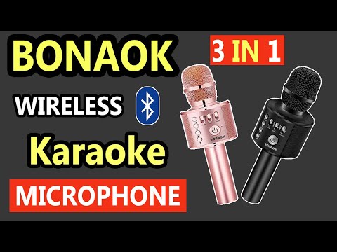 BONAOK Wireless Bluetooth Karaoke Microphone - [ Review ]