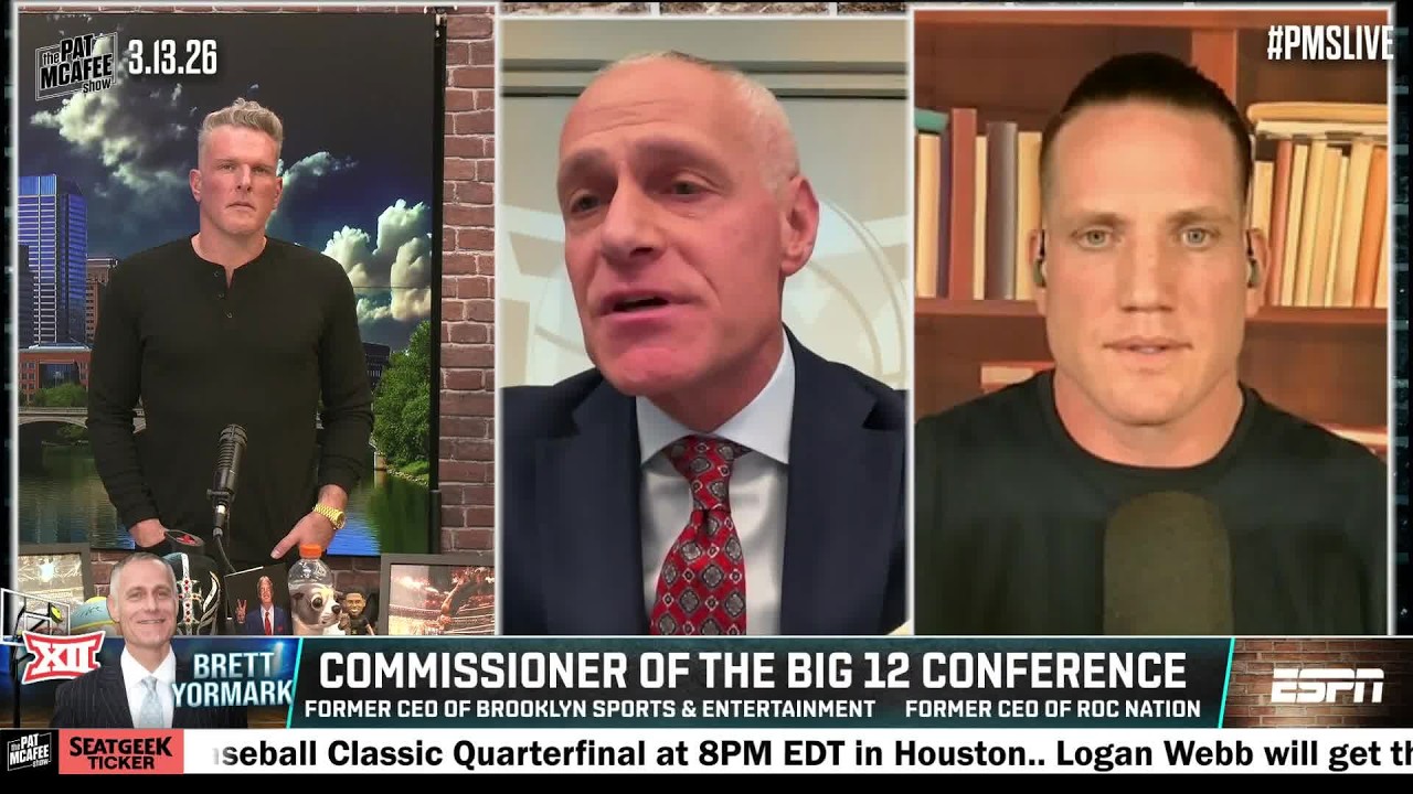 Big 12 commish says The Score Act is 'gaining momentum' after round table 👏 | The Pat McAfee Show