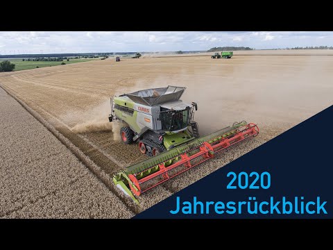 Jahresrückblick 2020 | big farming in Germany | Claas Lexion 8700, S 790i, Claas Xerion 5000
