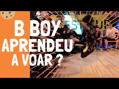 BBOY FLUTUA DURANTE EVENTO - (FOI FILMADO) - RASTAMAR