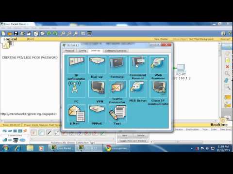 CASE STUDY 4 NETWORK SECURITY Part3 creating privilege mode password