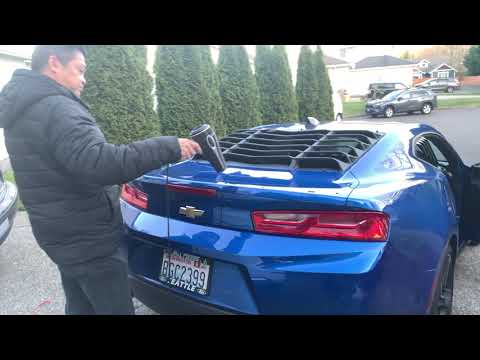 How to install spoiler Camaro 2017