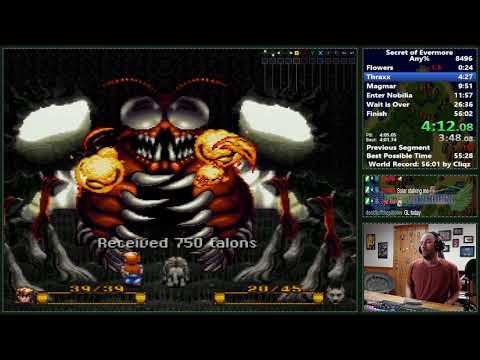 Secret of Evermore World Record Speedrun