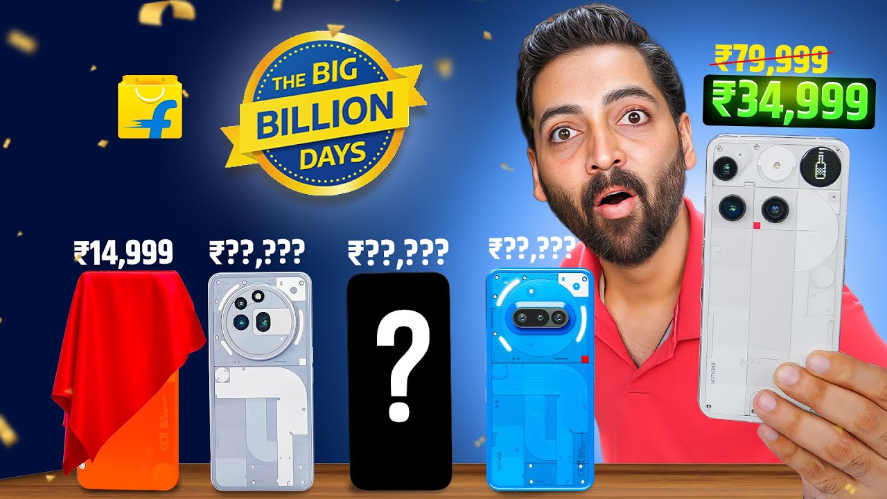Nothing Phone 3 @34,999😱 : Crazy Flipkart BBD Deals 🔥